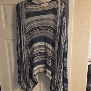 Knox Rose Women's Multicolor Striped Cardigan